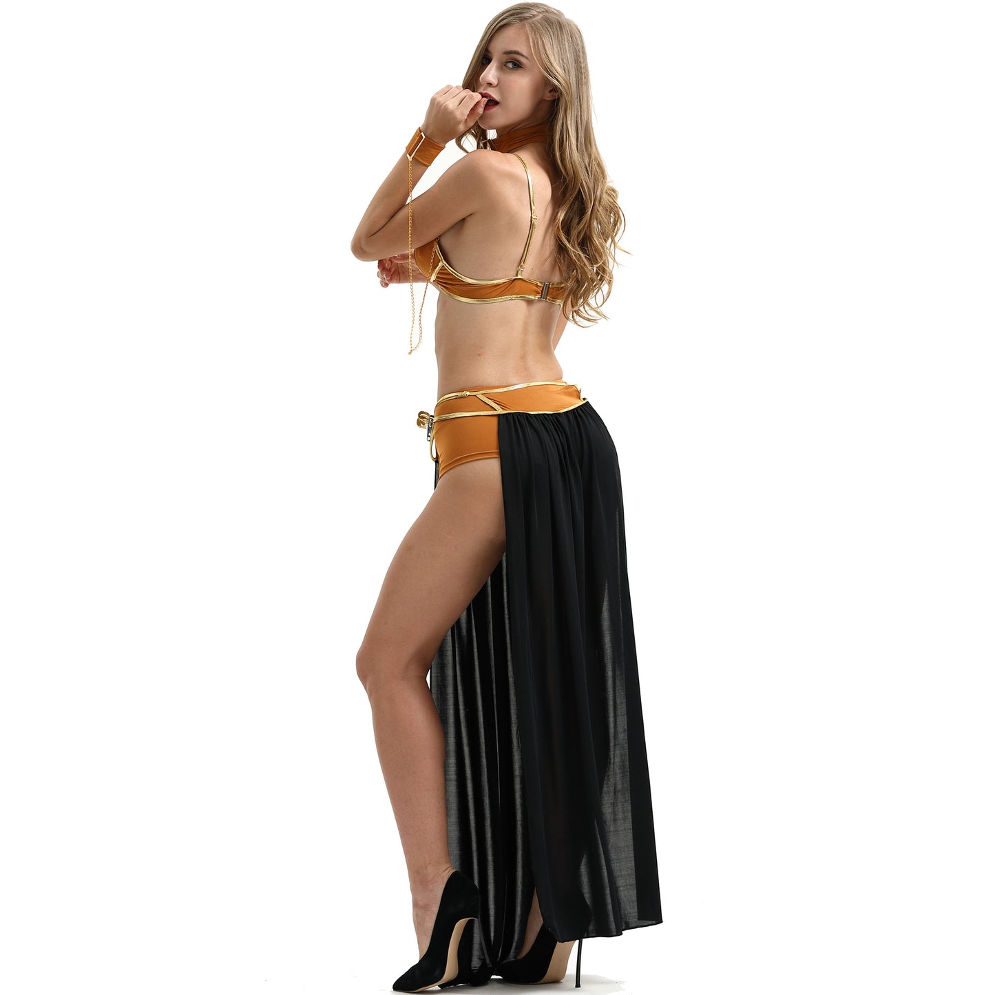 Halloween Greek Goddess Costume - Sexy Cleopatra & Arabian Princess Gown Outfit