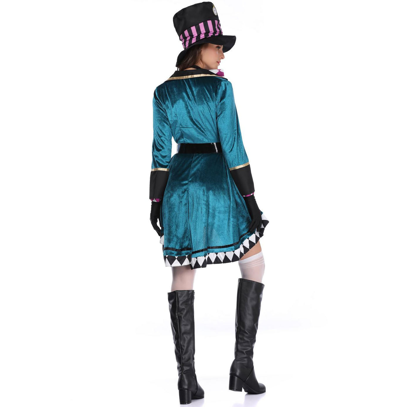 Halloween Mad Hatter Costume - Magician Cosplay Outfit for Nightclub and Stage Performance