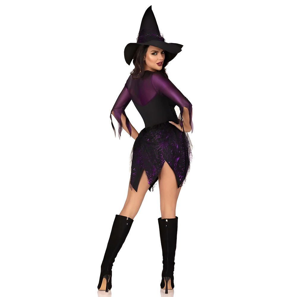 Sexy Witch Costume for Halloween Party & Stage Performance Outfit
