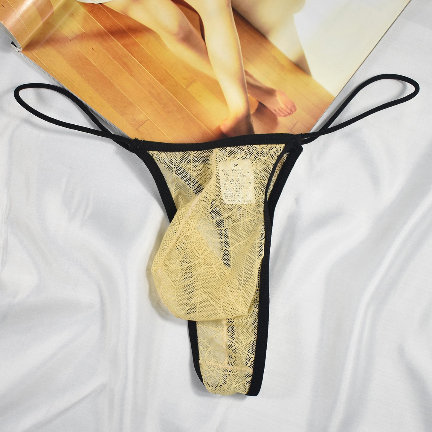 Men's See-Through G-String Erotic Underwear - Lslingerie