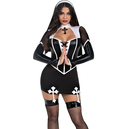 Nun Costume  bodycon dress for male
