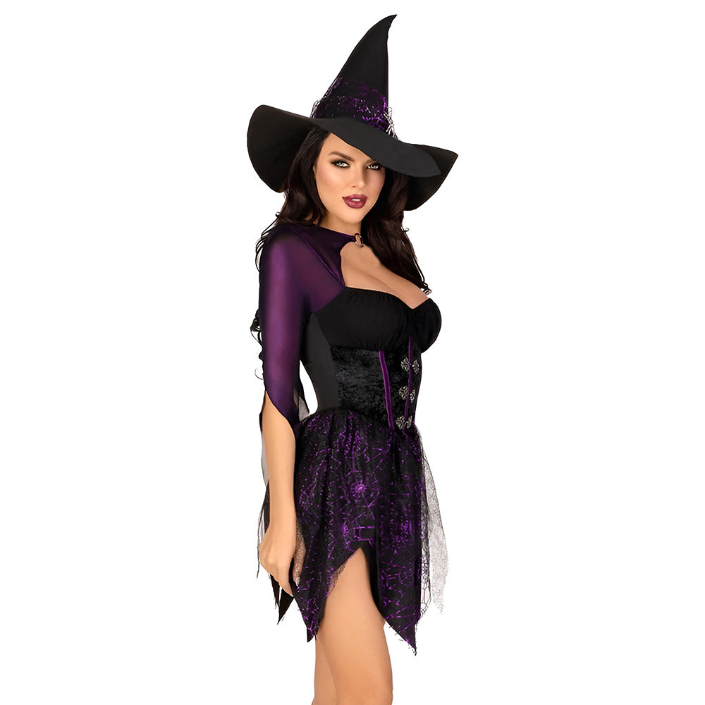 Sexy Witch Costume for Halloween Party & Stage Performance Outfit